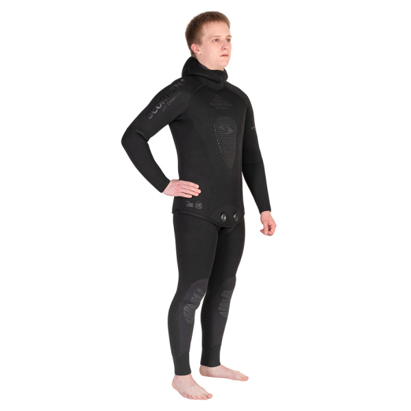 Гидрокостюм Scorpena AllBlack 7мм (XXL)